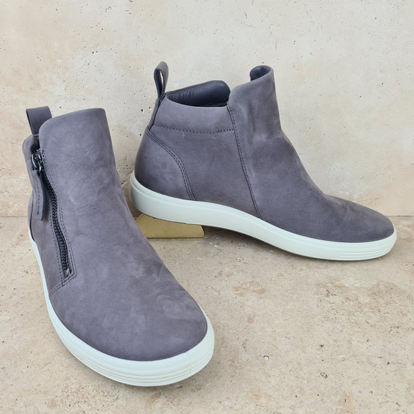 Soft 7 Suede  Grey Ankle Bootie