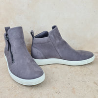 Soft 7 Suede  Grey Ankle Bootie